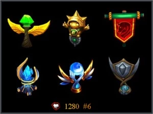 V> acc c/ Rammus Rei+Skins vitoriosas - League of Legends LOL