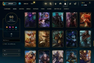 Fullacesso - Conta De 2012 - 90 Skins - Level 158 - 160 Camp - League of Legends LOL