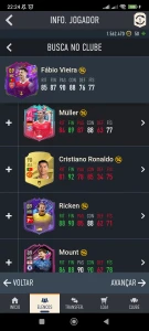 Conta fifa 23 time 15kk inegociável (Ronaldo cascão)