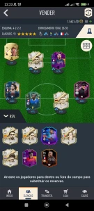 Conta fifa 23 time 15kk inegociável (Ronaldo cascão)
