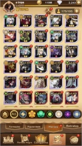 Conta Afk arena - Mobile Legends