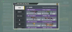 Conta Call Of Duty mobile com itens mítico e lendários COD