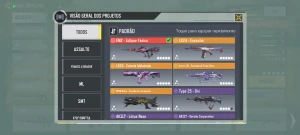Conta Call Of Duty mobile com itens mítico e lendários COD