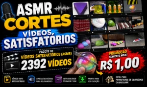 +2.390 Vídeos Satisfatórios ASMR_Conteúdo Viral para TikTok - Vídeos e Cortes Cortes Virais