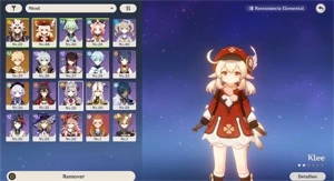 CONTA REROLL GENSHIN KLEE + ITTO - Grand Fantasia GF
