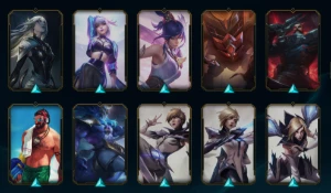 Vendo Conta League of Legends Lv 350 144 Skins 21 Lendárias LOL