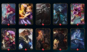 Vendo Conta League of Legends Lv 350 144 Skins 21 Lendárias LOL
