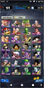 Conta Dragon ball legends