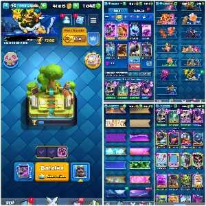 Conta 3 em 1 - Clash Royale