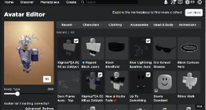 Conta de Roblox com roupas e upada em diversos jogos