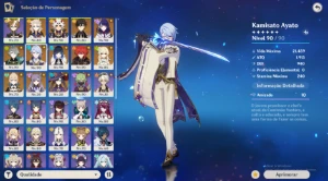 PROMOÇÃO Conta endgame Alhaitham Bis, Ayato Bis, Yelan Bis, - Genshin Impact