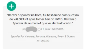 Spoofer For Valorant, Fortnite, Warzone, Fivem E Outros 