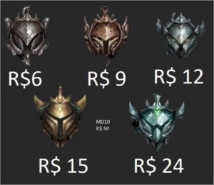 ELOJOB SUPER BARATO - FERRO, BRONZE, GOLD E PLATINA - League of Legends LOL