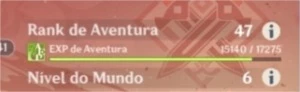 Genshin impact conta com Hu tao, Baal, Keqing e Jean AR 47