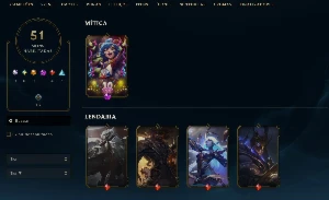 Conta League of Legends Full Acesso - 101 Champs e 51 Skins LOL