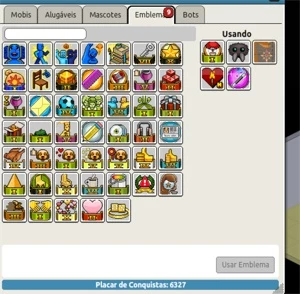 Conta HABBO com (Estátua do Chute de KungFu)