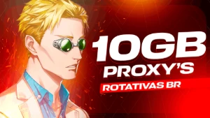 🛜 Proxy Residencial Rotativa BR - 10GB