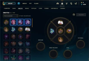 Conta bronze 1 com 30 Champs e 9 Skins - League of Legends LOL