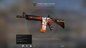 Skin CS:go fogo infernal nova de fabrica float 0.03 - Counter Strike