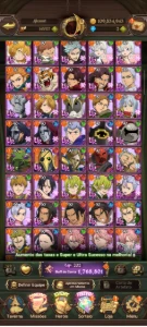 Conta iniciante de 7ds com Meliodas nemesis - Seven Deadly Sins