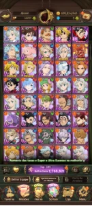 Conta iniciante de 7ds com Meliodas nemesis - Seven Deadly Sins