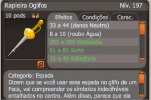 Rapieira oglifos (spiritia) - Dofus
