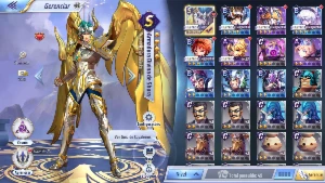 A144 Shura Divino + Gemas  ( Servidor Novo) - Saint Seiya Awakening SSA
