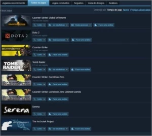 Conta Steam 12 anos para fazer de main. - Counter Strike CS