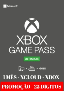 Game Pass Ultimate 1 Mês Código 25 Digitos Promoção - Others