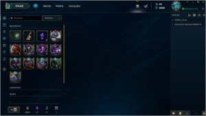 Conta League of Legends Borda Platina 72 Skins 100 Champs+ LOL