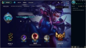 Conta League of Legends Borda Platina 72 Skins 100 Champs+ LOL