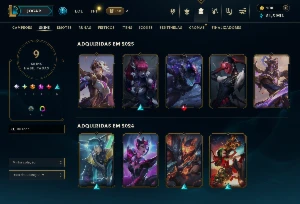 Conta Lol Esmeralda Iv Main Adc/Jng - League of Legends