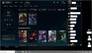 Conta League of Legends D4 LOL