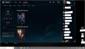 Conta League of Legends D4 LOL
