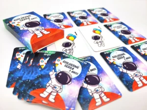 Jogo da Memória Astronauta 12 Pares com Caixa - Artesanato e Personalizados