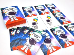 Jogo da Memória Astronauta 12 Pares com Caixa - Artesanato e Personalizados