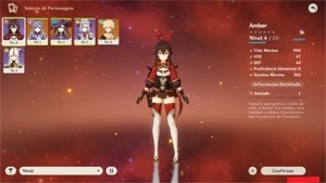 Keqing, Mona ar 5 américa - Genshin Impact
