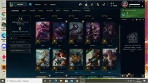 CONTA PRATA 2 BOM MMR 6 SKINS - League of Legends LOL