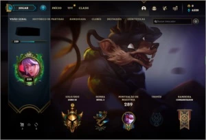 CONTA LEAGUE OF LEGENDS LOL