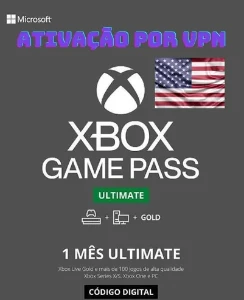 Game Pass Ultimate 1 Mês (xCloud, Xbox One, Séries X/S)