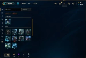 CONTA DIAMANTE 2 67% WINRATE SMURF - League of Legends LOL