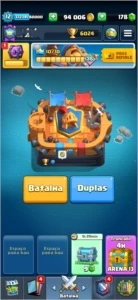 CLASH ROYALE NV 12 6K TROFEUS EMAIL PROPRIO DA CONTA