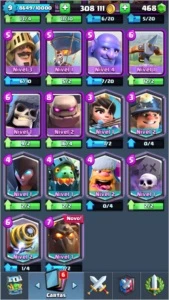 Clash Royale 300 mil de ouro lvl 9