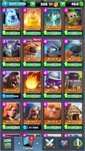 Clash Royale 300 mil de ouro lvl 9