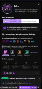 Conta Twitch com Fundador na Livestream do Brkk - Outros