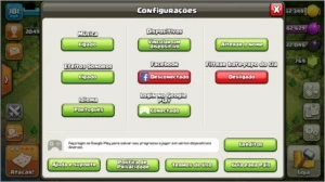 Conta Clash of Clans CV9 - Semi-Full + 773 Gemas