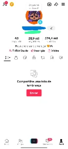 Conta TikTok com 25,9 mil seguidores reais - Redes Sociais