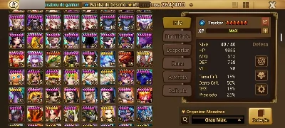 Conta com Giana E mais 4 Lds competitivos - Summoners War