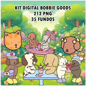 Kit Digital Bobbie Goods 35 Fundos + 212 PNG - eBooks
