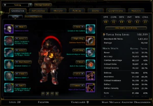 Conta Neverwinter GF End Game 100k/80K IL Tank Colecionador - Outros